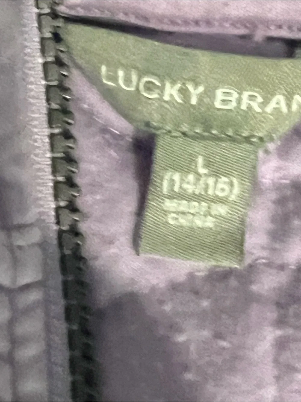 Kids Quilted Hooded Jacket - Light Lavender